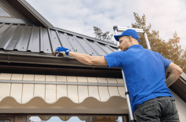 gutter cleaning in waltham